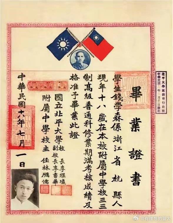 介绍个信用网网址
_钱学森上学的时候成绩也不咋的介绍个信用网网址
，看看他毕业证书上写的内容就知道了